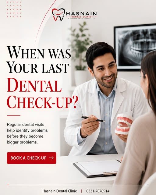 Hasnain Dental Clinic social post